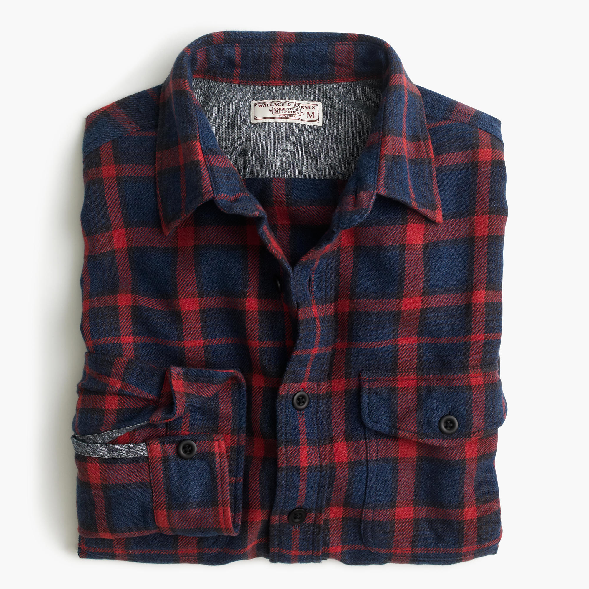 j crew mens flannel shirt